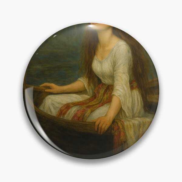 Item preview, Beautiful art, pre Raphaelite homage! designed and sold by Grimtruths.