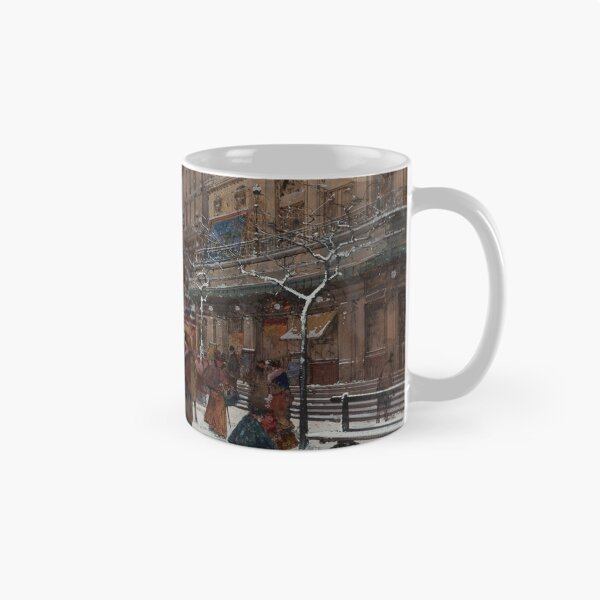 Item preview, Paris, Boulevard en Hiver – Eugène Galien-Laloue Impressionist designed and sold by Art Outlaws.
