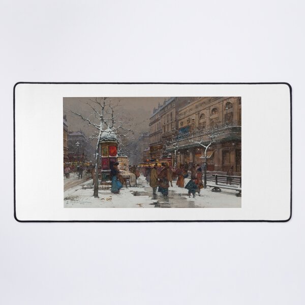 Item preview, Paris, Boulevard en Hiver – Eugène Galien-Laloue Impressionist designed and sold by Art Outlaws.