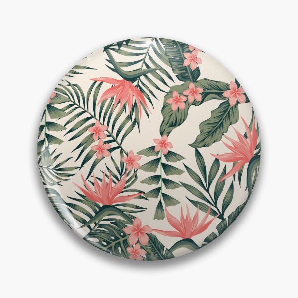 Item preview, Bird of Paradise and Green Leaves – Lush Tropical Botanical Pattern designed and sold by BohemiaArt.