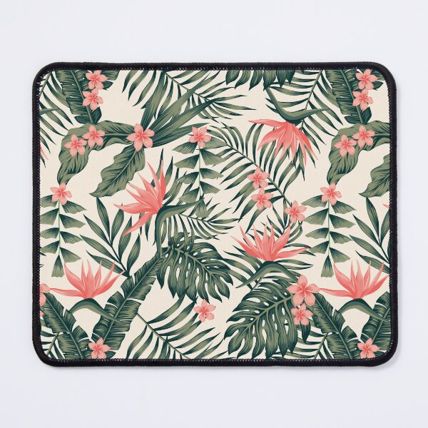 Item preview, Bird of Paradise and Green Leaves – Lush Tropical Botanical Pattern designed and sold by BohemiaArt.