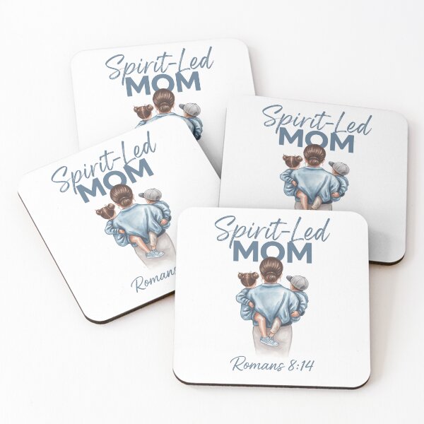 Item preview, Spirit-Led Mom – Romans 8:14 Christian Motherhood Faith Design designed and sold by astersgraphics.