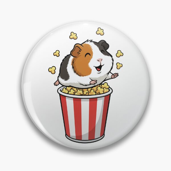 Item preview, Fresh Popcorn - Cute Guinea Pig in Popcorn Bucket designed and sold by Petzzz.