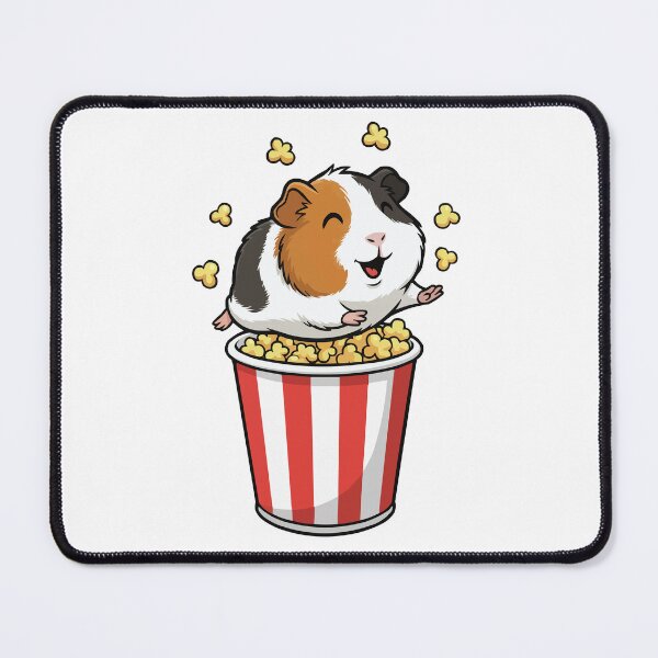 Item preview, Fresh Popcorn - Cute Guinea Pig in Popcorn Bucket designed and sold by Petzzz.