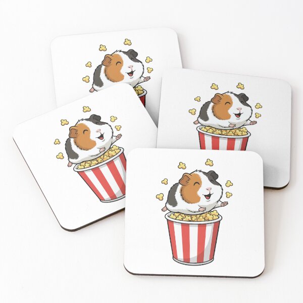 Item preview, Fresh Popcorn - Cute Guinea Pig in Popcorn Bucket designed and sold by Petzzz.