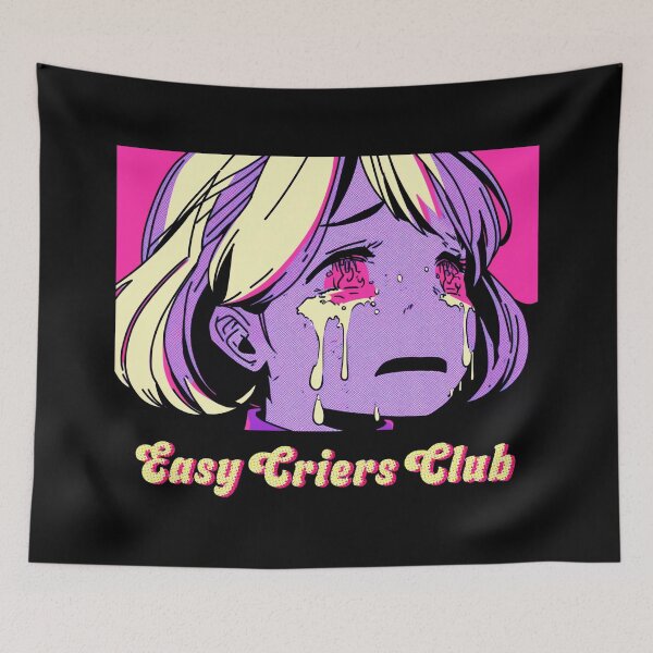 Item preview, Easy Criers Club - Sad Anime Crying Girl  designed and sold by R-A Designs.