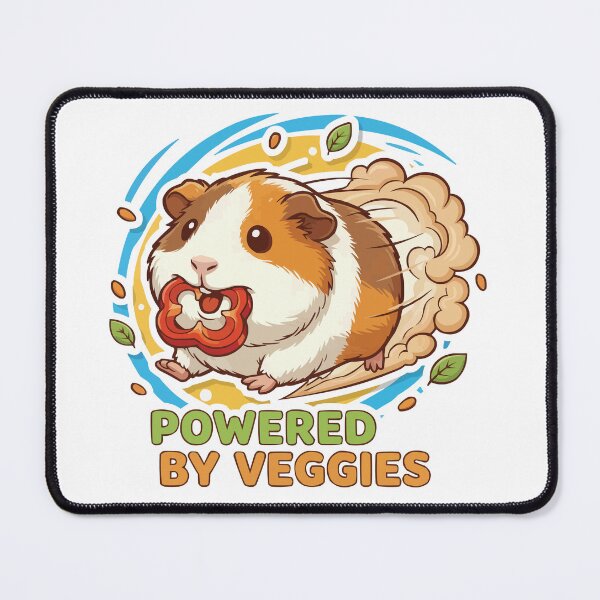 Item preview, Powered By Bell Peppers - Fast Guinea Pig Zoomies designed and sold by Petzzz.