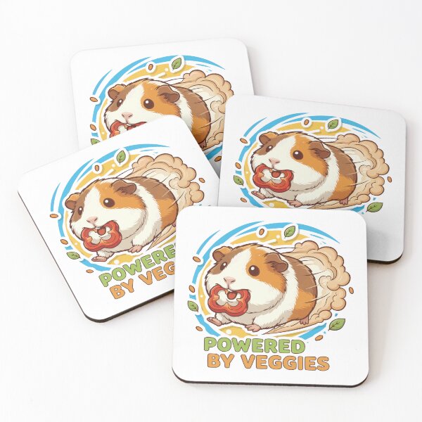 Item preview, Powered By Bell Peppers - Fast Guinea Pig Zoomies designed and sold by Petzzz.