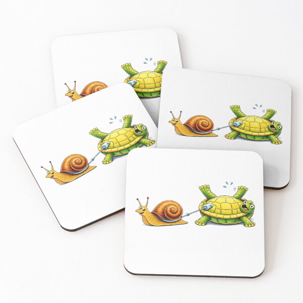 Item preview, Unexpected Speed Battle - Snail VS Turtle designed and sold by the-dovlat.