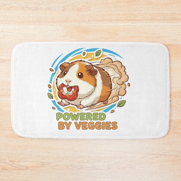 Item preview, Powered By Bell Peppers - Fast Guinea Pig Zoomies designed and sold by Petzzz.