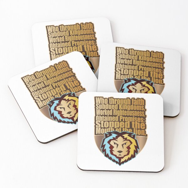 Item preview, Through Faith - Hebrews 11:33 / christian strengthening design  designed and sold by Cheerist .