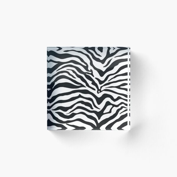Item preview, Estampado abstracto de cebra en blanco y negro | Arte moderno con estampado animal designed and sold by Kruti Collection.