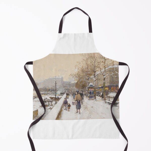 Item preview, Quai des Célestins – Eugène Galien-Laloue Impressionist Parisian Riverside Scene designed and sold by Art Outlaws.