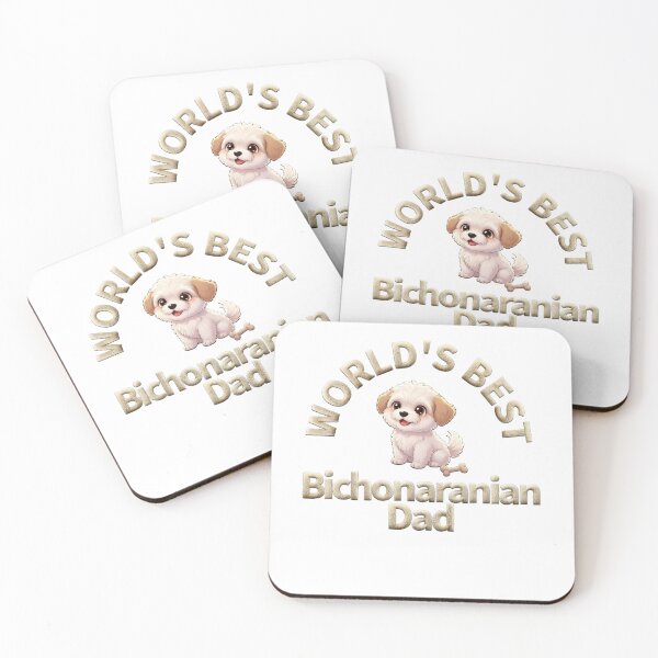 Item preview, World's Best Bichonaranian Dad designed and sold by memeasaurus.