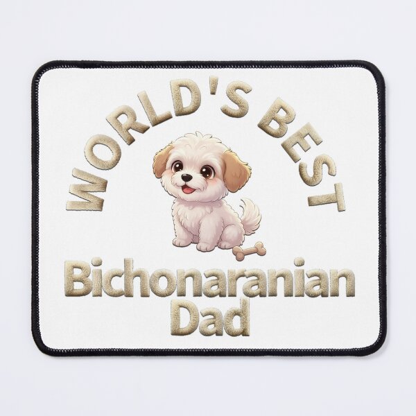 Item preview, World's Best Bichonaranian Dad designed and sold by memeasaurus.