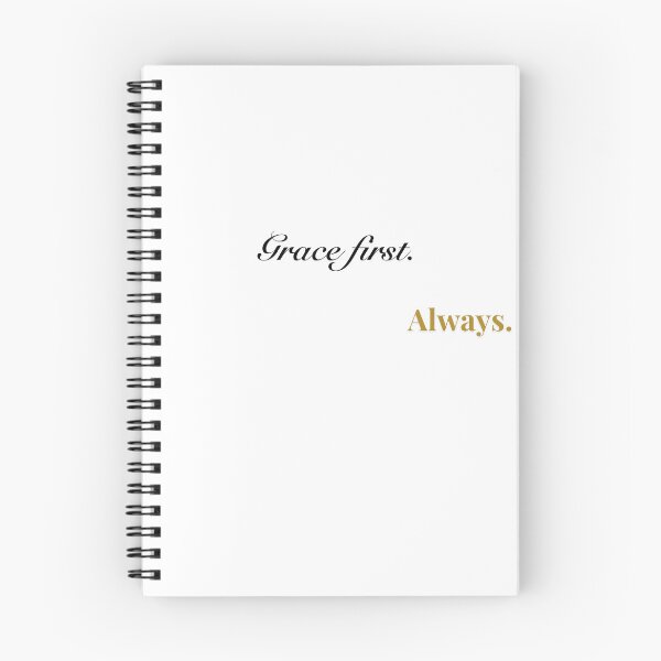 Item preview, Grace First Always – Elegant Minimalist Typography designed and sold by Kindloom.
