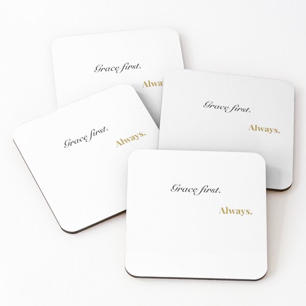 Item preview, Grace First Always – Elegant Minimalist Typography designed and sold by Kindloom.