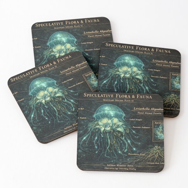 Item preview, Leviathella abyssalum – Floral Abyssal Parasite (Speculative Flora & Fauna, Plate XI) designed and sold by Grand Illusions.