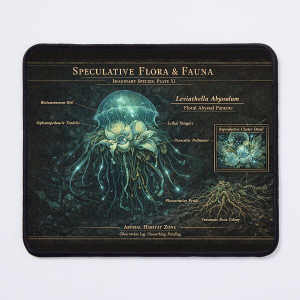 Item preview, Leviathella abyssalum – Floral Abyssal Parasite (Speculative Flora & Fauna, Plate XI) designed and sold by Grand Illusions.