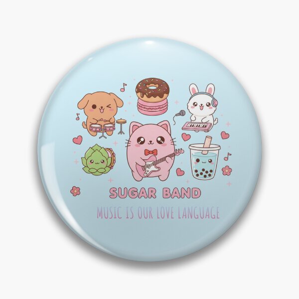 Item preview, Kawaii Sugar Band Music Animals designed and sold by capricedefille.