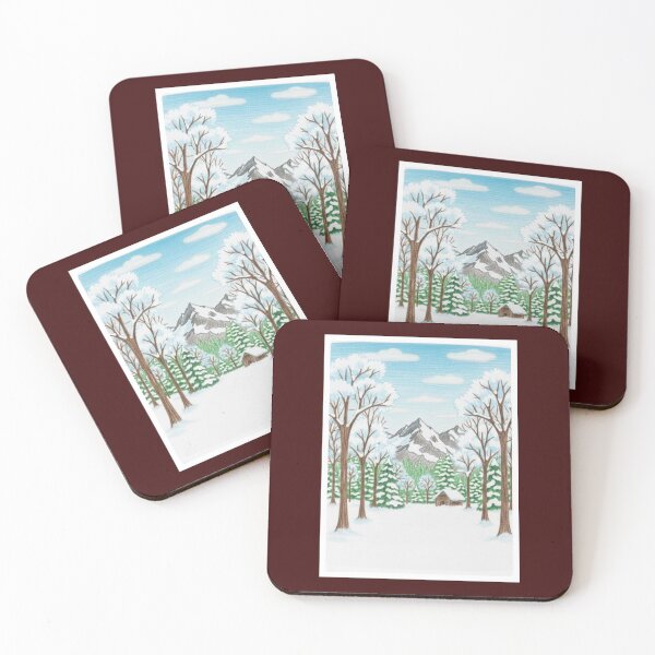 Item preview, Snowy Forest Cabin designed and sold by Designworker.