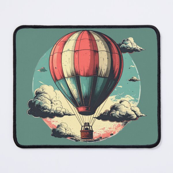 Item preview, Vintage Hot Air Balloon Poster – Retro Adventure Wall Art designed and sold by JonelCrafts.