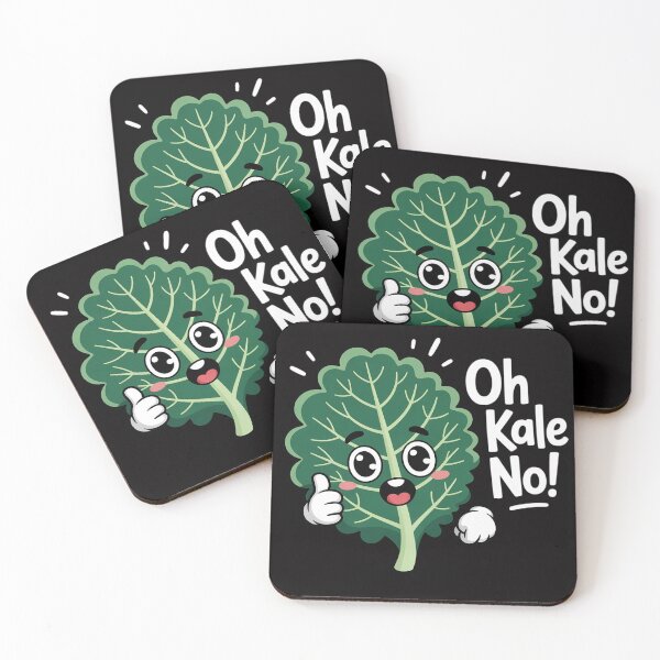 Item preview, Oh Kale No! Vegan Vegetarian Veggie designed and sold by HermanTricia.