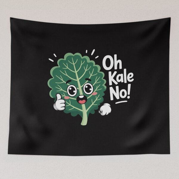 Item preview, Oh Kale No! Vegan Vegetarian Veggie designed and sold by HermanTricia.