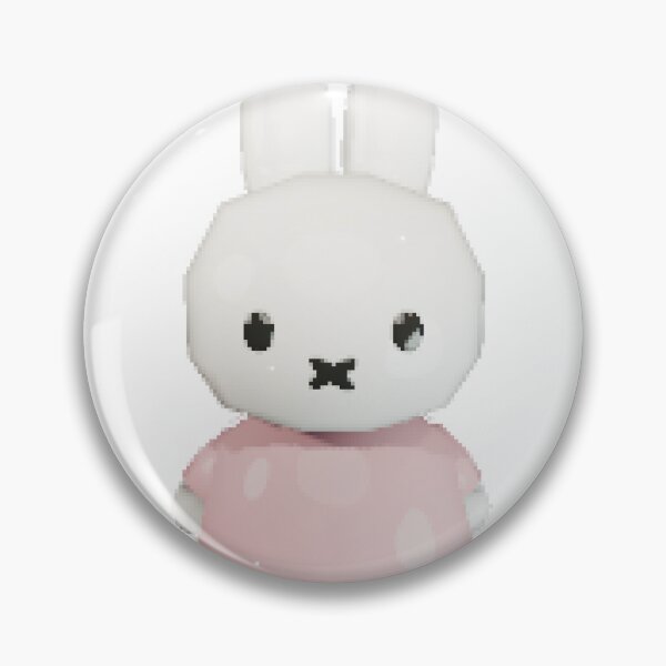Item preview, cute bunny rabbit 3d model pixel - pink designed and sold by MrEmily9.