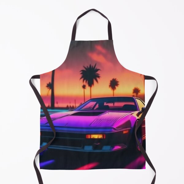 Item preview, Synthwave Retro Sports Car at Sunset – Neon 80s Night Drive designed and sold by Articooler.