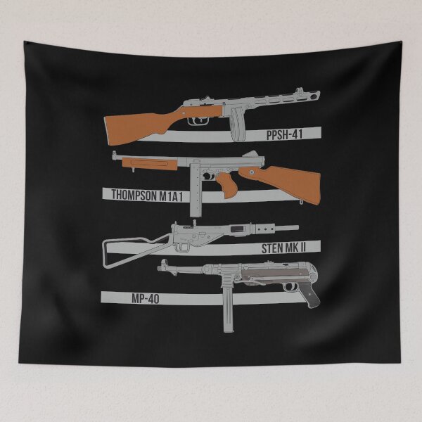 Item preview, Submachine guns of the Second World War ( color version ) designed and sold by FAawRay.