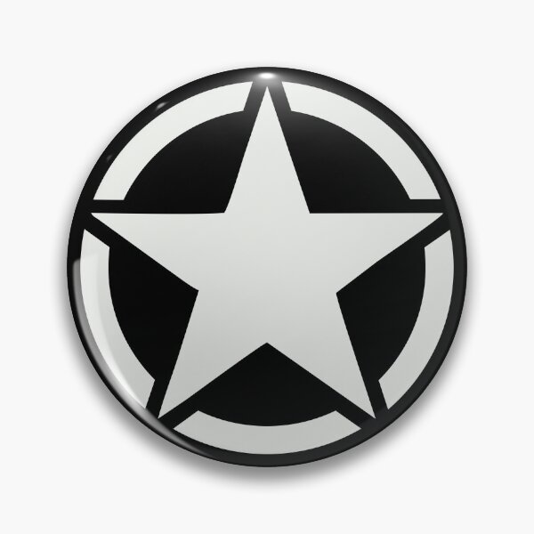 Item preview, Logotipo del ejército estadounidense de la Segunda Guerra Mundial (estrella blanca en un círculo) designed and sold by FAawRay.