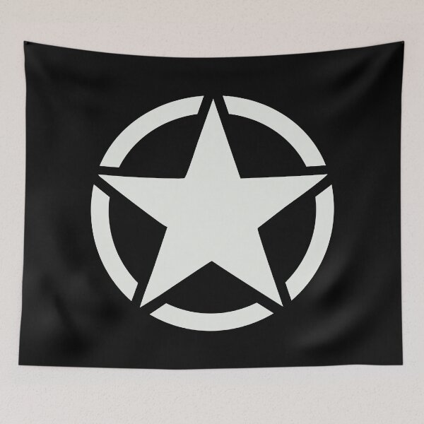 Item preview, WW2 US Army logo (white star in a circle) designed and sold by FAawRay.