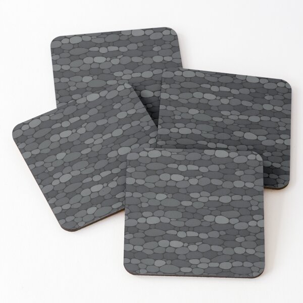Item preview, Midnight Dark Chocolate Pebble Pattern designed and sold by LuxeFusionArt.