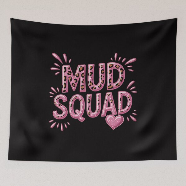 Item preview, Mud Run Squad Girls Muddy Mudding Running Team ATV designed and sold by HermanTricia.