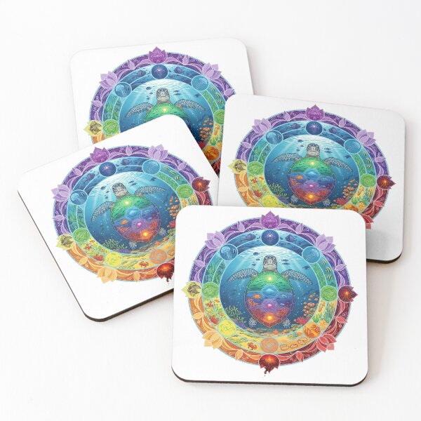 Item preview,  Sea Turtle Biodiversity Mandala Circle of Life designed and sold by zoughlal.
