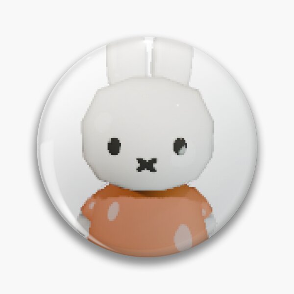 Item preview, cute bunny rabbit 3d model pixel - orange designed and sold by MrEmily9.
