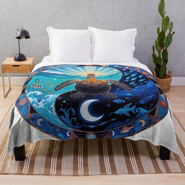 Item preview, Sea Turtle Yin Yang Day and Night designed and sold by zoughlal.