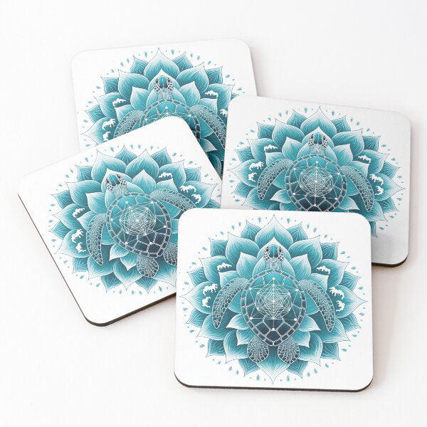 Item preview,  Sacred Geometry Sea Turtle Flower of Life designed and sold by zoughlal.