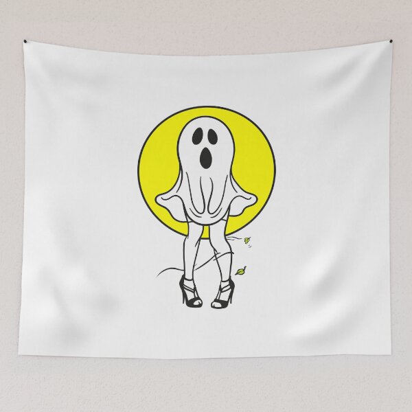 Item preview, Iconic Ghost Fashionista - Yellow App Movie Parody designed and sold by sXe-art.