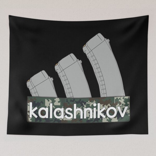 Item preview, Three Kalashnikov assault rifle magazines and an inscription designed and sold by FAawRay.