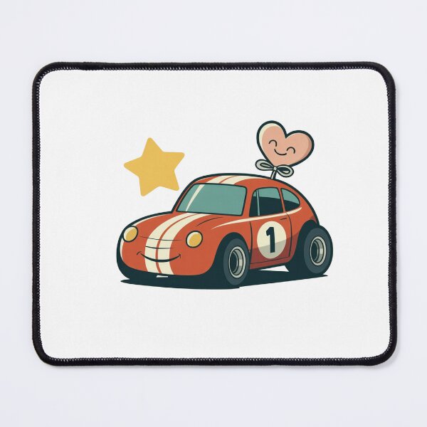 Item preview, Cute Toy Race Car Love Illustration designed and sold by MonkiFlipp.