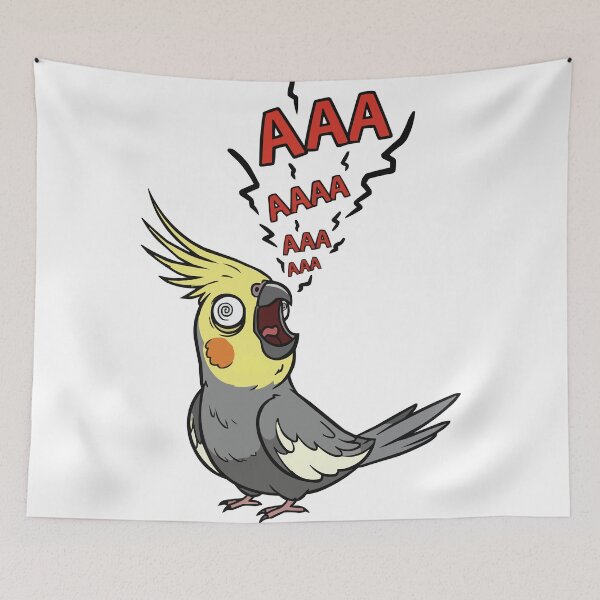 Item preview, I Sing The Song Of My People - Screaming Cockatiel designed and sold by Petzzz.