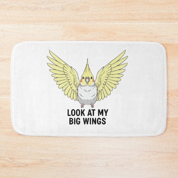 Item preview, Big Wings - Heart Wings Cockatiel Flexing designed and sold by Petzzz.