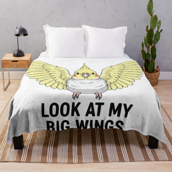 Item preview, Big Wings - Heart Wings Cockatiel Flexing designed and sold by Petzzz.