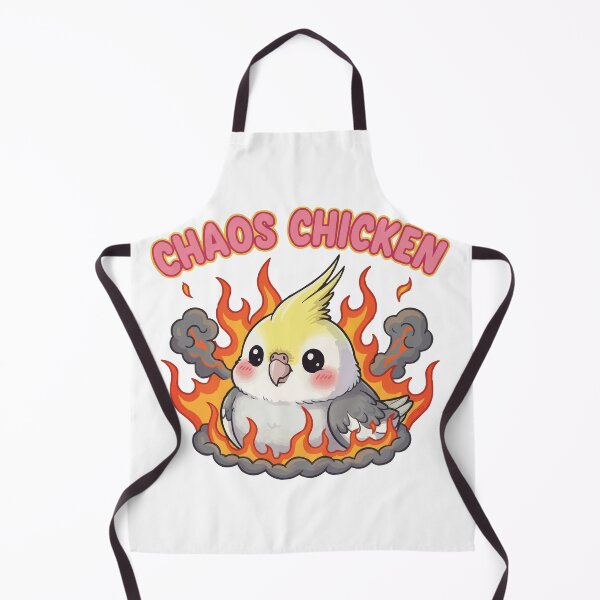 Item preview, Chaos Chicken - Cute But Psycho Cockatiel Meme designed and sold by Petzzz.