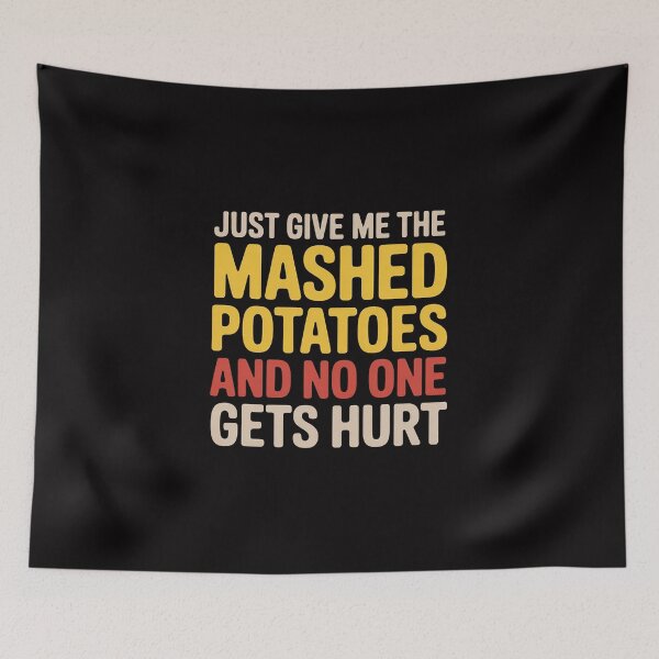 Item preview, Mashed Potatoes Thanksgiving Christmas Dining Humor designed and sold by HermanTricia.