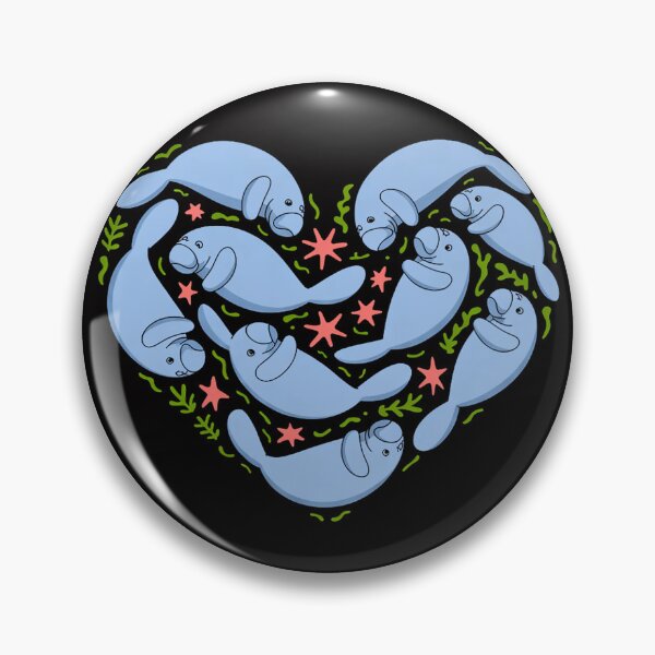 Item preview, Manatee lover heart sea cow Floaty Potato kids boys women designed and sold by HermanTricia.