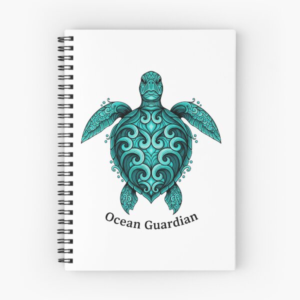 Item preview,  Ocean Guardian Teal Tribal Turtle designed and sold by zoughlal.
