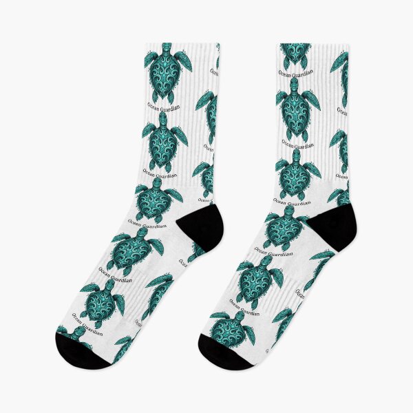 Item preview,  Ocean Guardian Teal Tribal Turtle designed and sold by zoughlal.